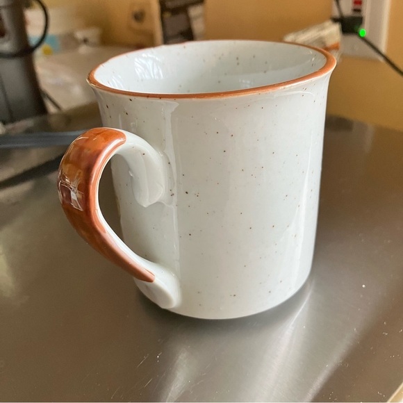 Rare Cowboy Western Niche kitschy Mug Orange Yellow Accents, stoneware coffee - Picture 5 of 5